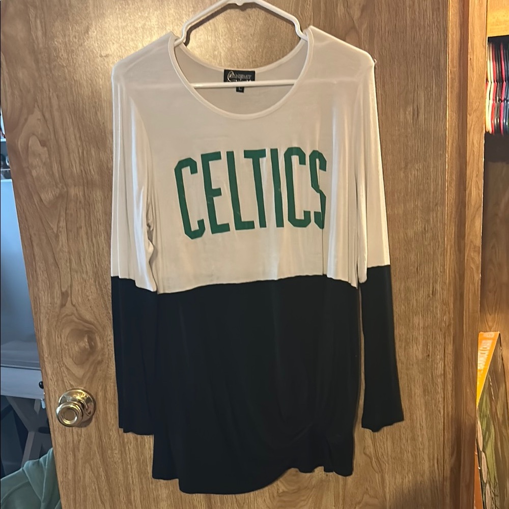Women's Celtics Top - Green and Black